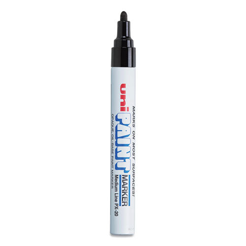 uni-paint Permanent Marker, Medium Bullet Tip, Black