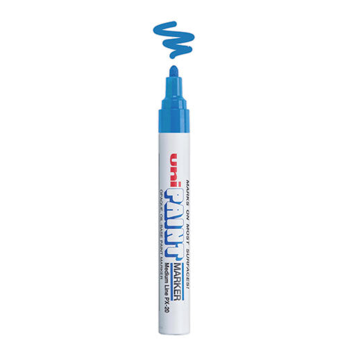 uni-paint Permanent Marker, Medium Bullet Tip, Blue