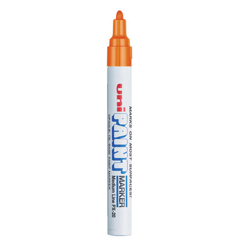 uni-paint Permanent Marker, Medium Bullet Tip, Orange