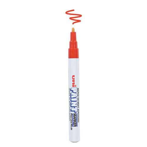 uni-paint Permanent Marker, Fine Bullet Tip, Red