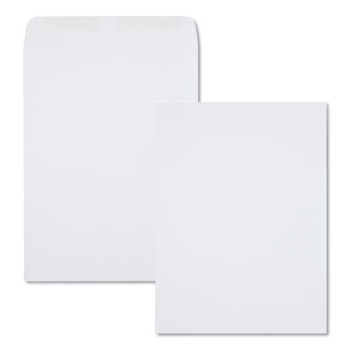 QualityPrk Catalog Envelope, 28 lb Bond Weight Kraft, #10 1/2, Square Flap, Gummed Closure, 9 x 12, Executive Gray, 250/Box