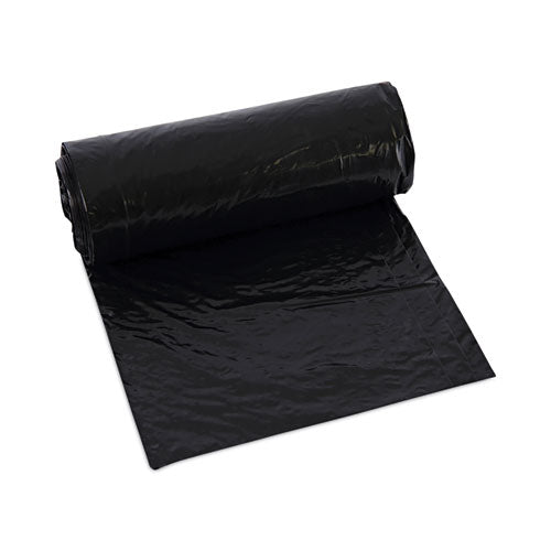24x32 16 Gal, 1 Mil Black Boardwalk Low-Density Waste Can Liners, Perforated Roll, 150/cs