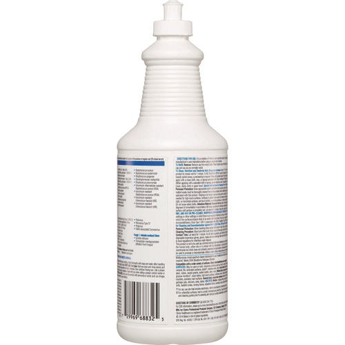 CloroxHth Bleach Germicidal Cleaner, 32 Oz Pull-Top Bottle, 6/carton