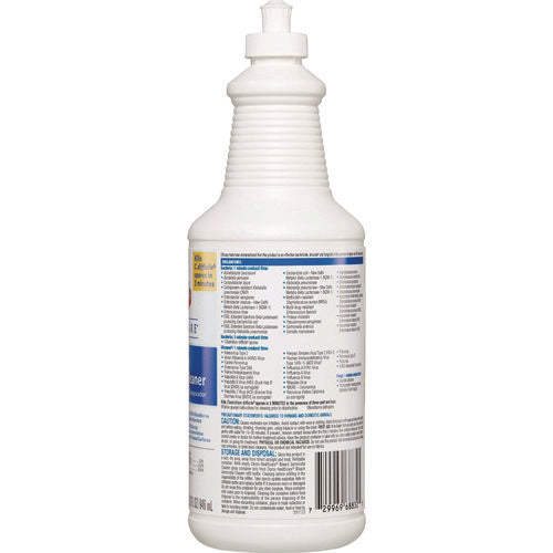 CloroxHth Bleach Germicidal Cleaner, 32 Oz Pull-Top Bottle, 6/carton