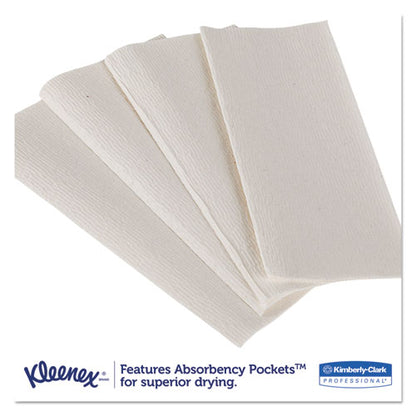 Kleenex Premiere Folded Towels, 1-Ply, 7.8 x 12.4, White, 120/Pack, 25 Packs/Carton