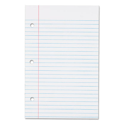 TOPS Filler Paper, 3-Hole, 5.5 X 8.5, Medium/college Rule, 100/pack