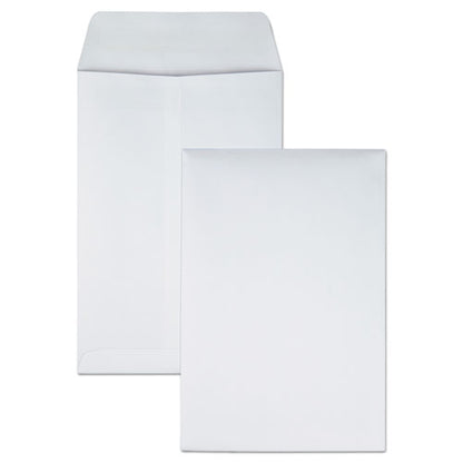 QualityPrk Redi-Seal Catalog Envelope, #1 3/4, Cheese Blade Flap, Redi-Seal Adhesive Closure, 6.5 x 9.5, White, 100/Box