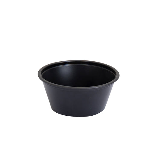 2oz Prime Source Polypropylene Portion Cups, Black 2500/cs