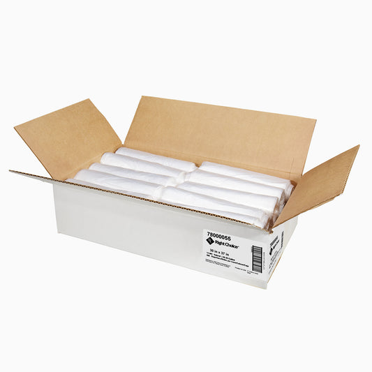 30x37 12 mic 20-30 Gal Right Choice HDPE Can Liners Roll, Natural, 500/cs